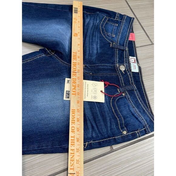 L.e.I Sophia hipster flare jeans womens jr 17R plus size dead stock Y2K 00’s nwt - Picture 7 of 12